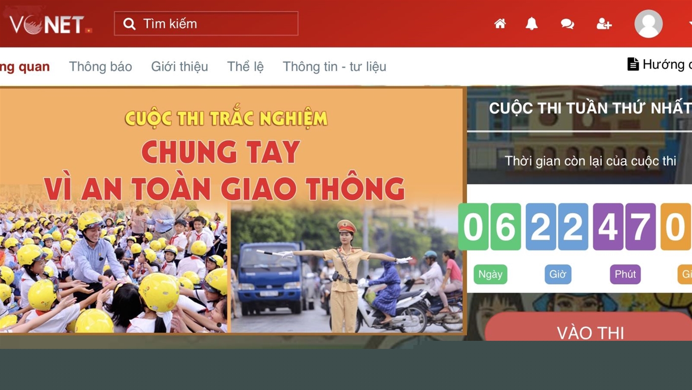 Khởi động cuộc thi trắc nghiệm ‘Chung tay vì an toàn giao thông’